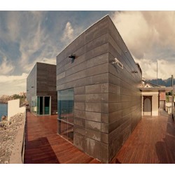 Viroc paneles de virutas de madera y cemento sanded black 2