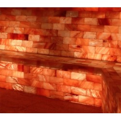 Placas de piedra de sal del himalaya rosa 2