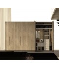 Doca armario-vestidor de madera modelo nordik lis
