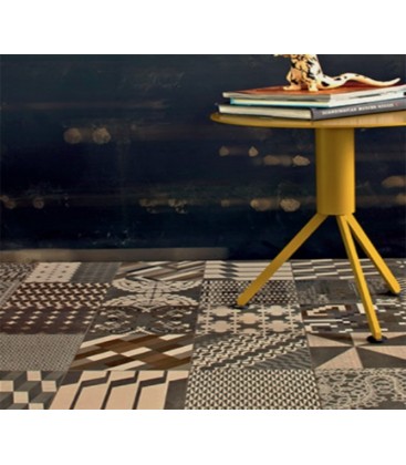 Mutina cerámica hidráulica modelo azulej nero combination