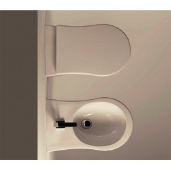 Nic sanitario wc mas bide suspendido porcelana blanca... 2