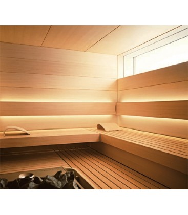Klafs sauna seca hemlock modelo shape