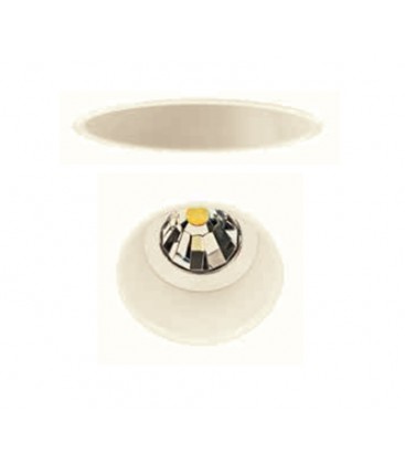 Onok iluminacion led empotrada modelo vulcano 1.1 con led 10w color blanco mate