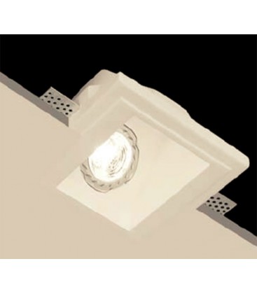 Ineslam iluminacion invisible de escayola modelo éster led gu10 6w pintable