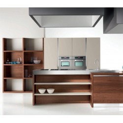 Astra mobiliario de cocina nogal poliester serie diva100 2