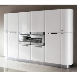 Astra mobiliario de cocina lacado blanco brillo serie venere 2