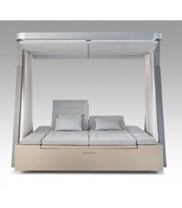 Noon outdoors cama balines con 4 respaldos reclinables de diseño para exteriores modelo club  NCL01m0