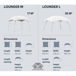 Creative Structures veladores modelo lounger m 17 m2 blanco 2
