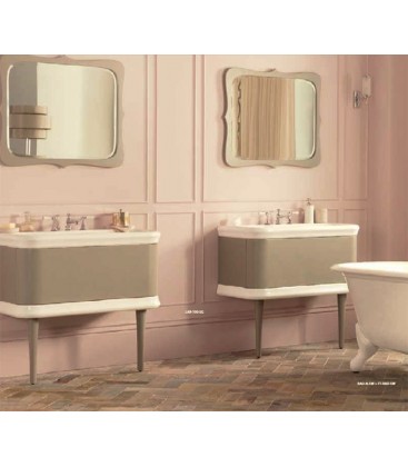 Victoria&Albert mobiliario de baño en colores pasteles modelo Lario 100