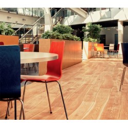 Bolefloor tarima curva de madera maciza fresno