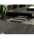 Millboard tarima de exterior realizada con resinas minerales envejecido modelo carbonised embered