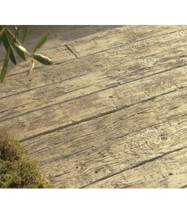 Millboard tarima de exterior realizada con resinas minerales envejecido modelo wheathered  oak driftwood