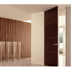 Bluinterni puerta de paso enrasada B-line terminacion cuero