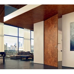 Bluinterni puerta de paso enrasada B-lico corten