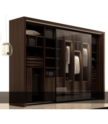 Doca armario-vestidor de madera modelo ebano vintage