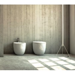 Nic sanitario wc mas bide apoyado porcelana blanca modelo...