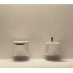 Nic sanitario wc mas bide suspendido porcelana blanca...