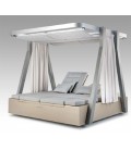 Noon outdoors cama balines con 4 respaldos reclinables de diseño para exteriores modelo club  NCL01m0
