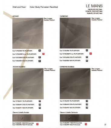 Tonino lamborghini porcelanico Rectificado Lemans Carbonio