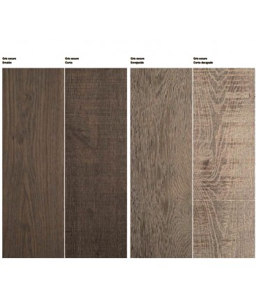 Energia natural parquet de madera natural 3 lamas decolorado blanco