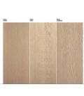 Energia natural parquet de madera natural 3 lamas decolorado blanco