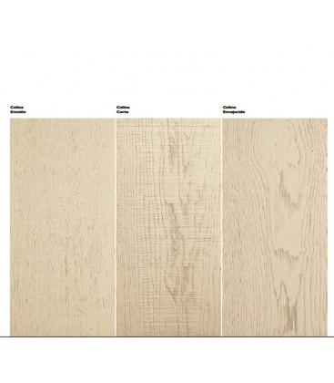 Energia natural parquet de madera natural 3 lamas decolorado blanco